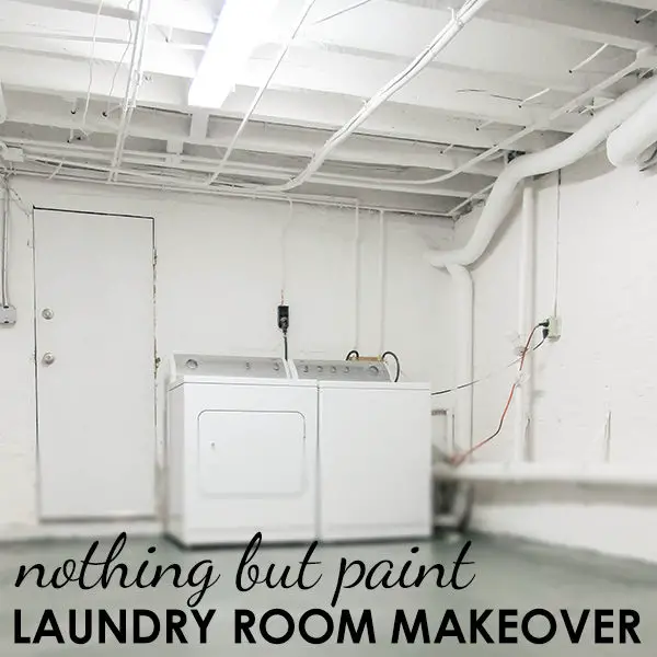 Laundry Room Overhaul – Dark and Drab to Bright and Fab