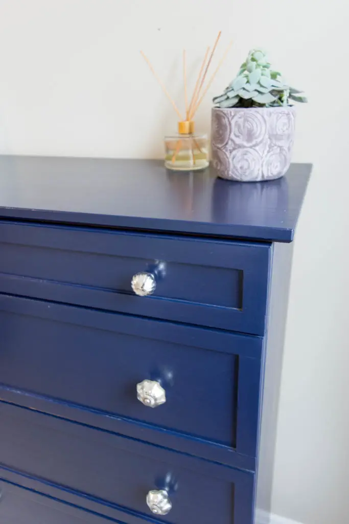 Simple Ikea Tarva Chest Makeover With Trim And Paint