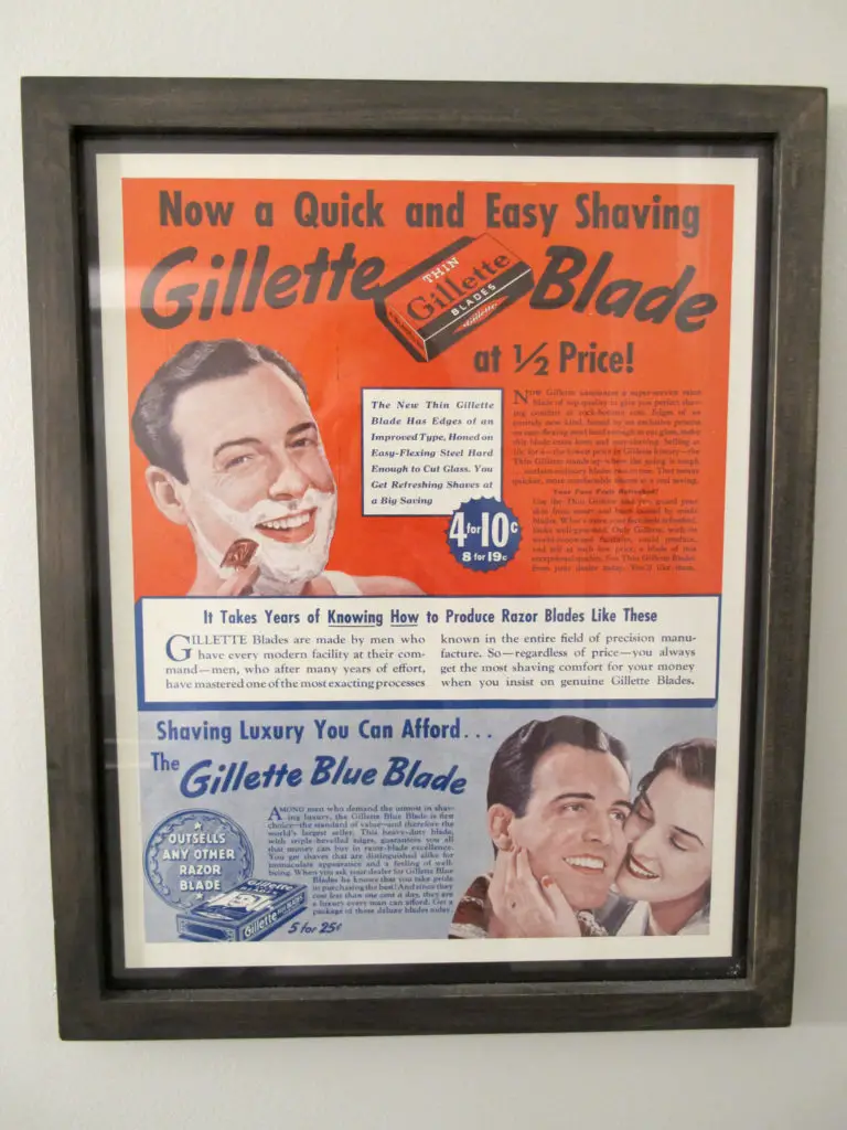 Vintage bathroom ads