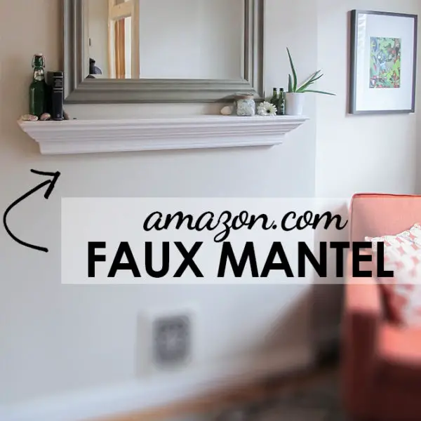 No DIY Needed: Faux Mantel