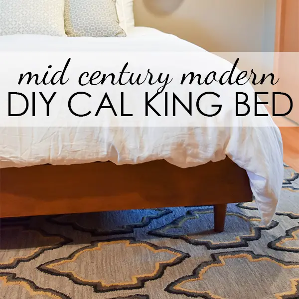 Built for a King – Mid Century Modern Bed