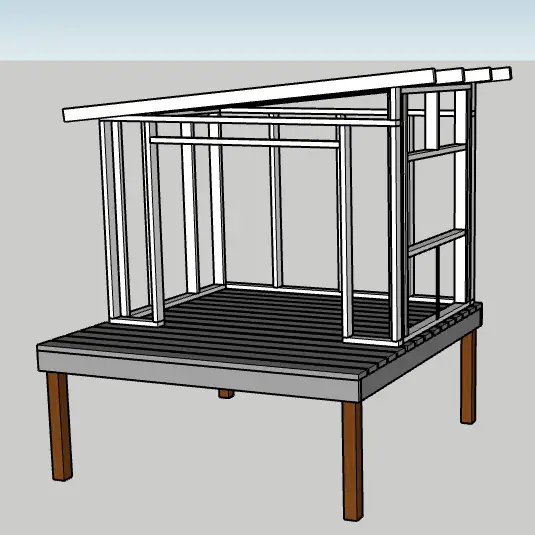 DIY Modern Playhouse - materials and tools breakdown including estimated costs. | EffieRow.com