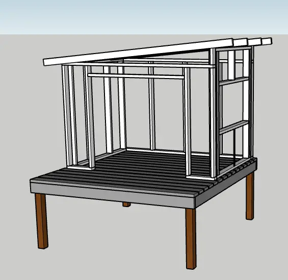 How I planned out modern playhouse before building - and determined all the cuts!