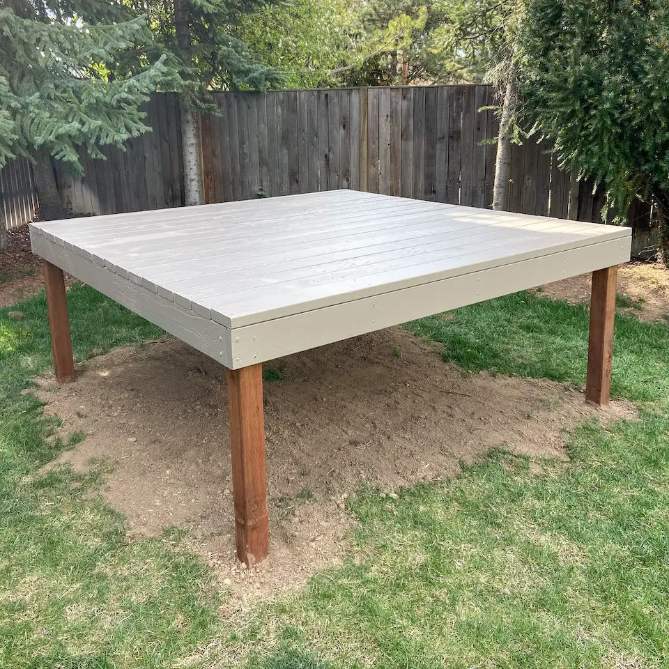 Playhouse Made Modern Pt. 2 Building the Deck Effie Row