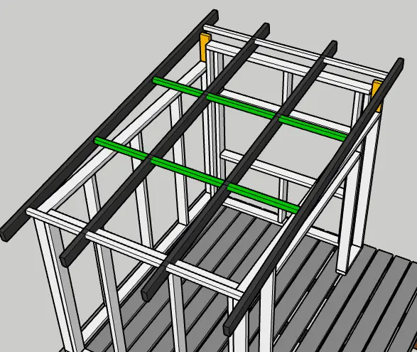 Modern playhouse roof construction | DIY - EffieRow.com