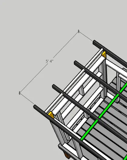 Modern playhouse roof construction | DIY - EffieRow.com